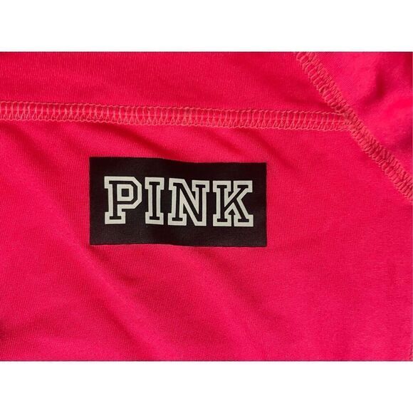 Womens Victoria Secrets PINK Halp Zip Shirt SZ XS - Picture 6 of 16